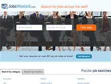 Tablet Screenshot of jobswanted.com